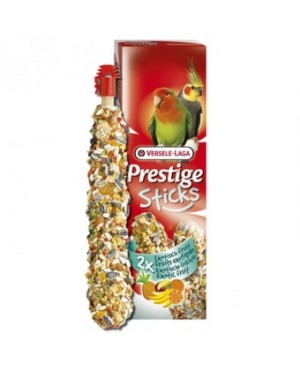 STICKS BIG PARAKEETS EXOTIC FRUIT 2 PIECES -СТИК ЗА СРЕДНИ ПАПАГАЛИ С ПЛОДОВЕ -2БР.